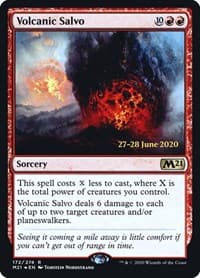 Volcanic Salvo from Prerelease Cards