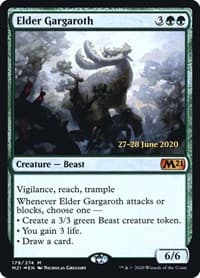 Elder Gargaroth from Prerelease Cards