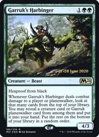 Garruk's Harbinger from Prerelease Cards
