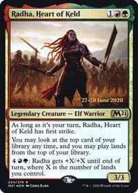 Radha, Heart of Keld from Prerelease Cards