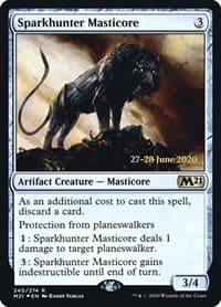 Sparkhunter Masticore from Prerelease Cards