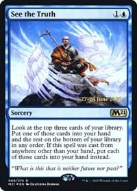 See the Truth from Prerelease Cards