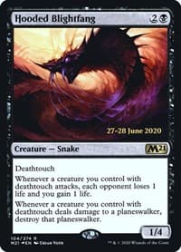 Hooded Blightfang from Prerelease Cards