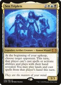 Sen Triplets from Double Masters