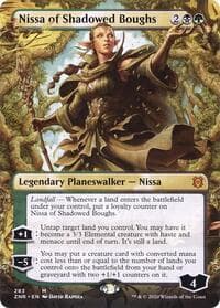 Nissa of Shadowed Boughs (Borderless) from Zendikar Rising
