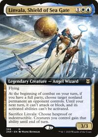 Linvala, Shield of Sea Gate (Extended Art) from Zendikar Rising