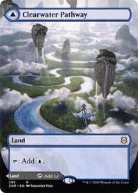 Clearwater Pathway (Borderless) from Zendikar Rising