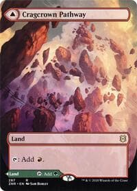 Cragcrown Pathway (Borderless) from Zendikar Rising