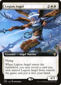 Legion Angel (Extended Art) from Zendikar Rising