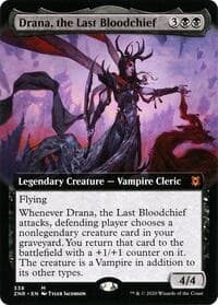 Drana, the Last Bloodchief (Extended Art) from Zendikar Rising