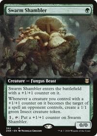 Swarm Shambler (Extended Art) from Zendikar Rising