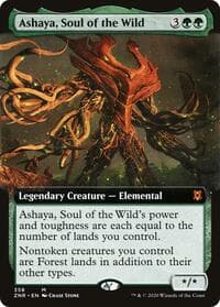 Ashaya, Soul of the Wild (Extended Art) from Zendikar Rising