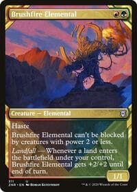 Brushfire Elemental (Showcase) from Zendikar Rising