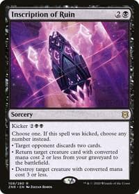 Inscription of Ruin from Zendikar Rising