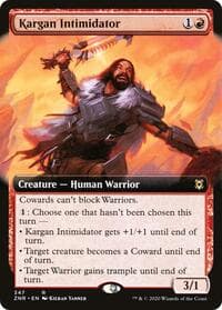 Kargan Intimidator (Extended Art) from Zendikar Rising