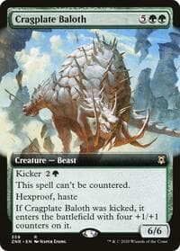 Cragplate Baloth (Extended Art) from Zendikar Rising