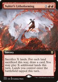 Nahiri's Lithoforming (Extended Art) from Zendikar Rising