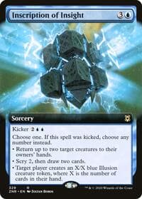 Inscription of Insight (Extended Art) from Zendikar Rising