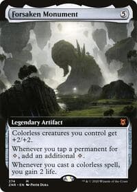 Forsaken Monument (Extended Art) from Zendikar Rising