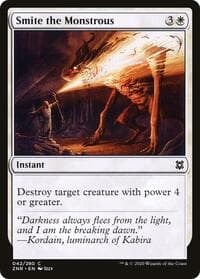 Smite the Monstrous from Zendikar Rising