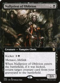 Nullpriest of Oblivion (Extended Art) from Zendikar Rising