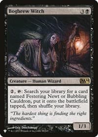 Bogbrew Witch from The List Reprints