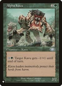 Alpha Kavu from The List Reprints
