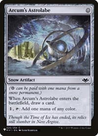 Arcum's Astrolabe from The List Reprints