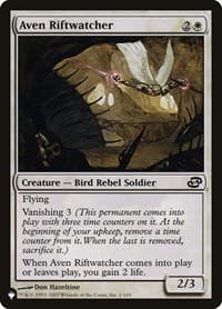 Aven Riftwatcher from The List Reprints