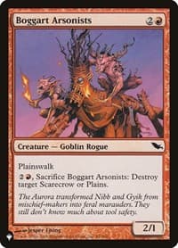 Boggart Arsonists from The List Reprints