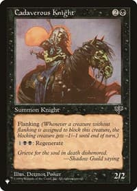 Cadaverous Knight from The List Reprints