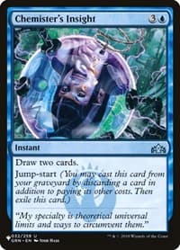 Chemister's Insight from The List Reprints