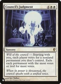 Council's Judgment from The List Reprints