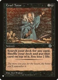 Cruel Tutor from The List Reprints