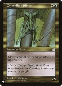 Crystalline Sliver from The List Reprints