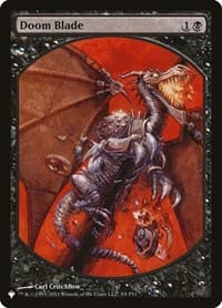 Doom Blade from The List Reprints