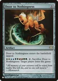 Door to Nothingness from The List Reprints
