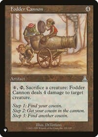 Fodder Cannon from The List Reprints