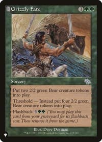 Grizzly Fate from The List Reprints