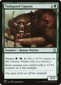Tuskguard Captain from Commander: Zendikar Rising