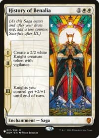 History of Benalia from The List Reprints