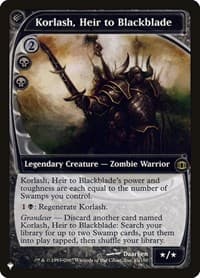 Korlash, Heir to Blackblade from The List Reprints