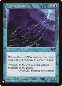 Man-o'-War (VIS) from The List Reprints