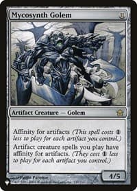 Mycosynth Golem from The List Reprints