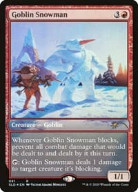 Goblin Snowman from Secret Lair Drop Series