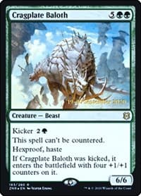 Cragplate Baloth from Prerelease Cards