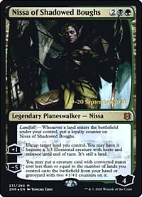 Nissa of Shadowed Boughs from Prerelease Cards