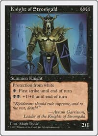 Knight of Stromgald from Fifth Edition