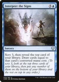 Interpret the Signs from Commander Legends