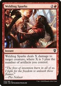 Welding Sparks from Commander Legends